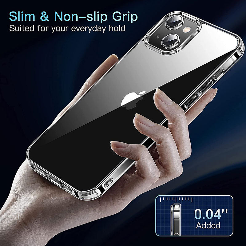 Ultra Thin Clear Case For iPhone 14 13 12 11 Pro Max Soft TPU Silicone For iPhone 14 Plus X XR XS 13 Mini Back Cover Phone Case