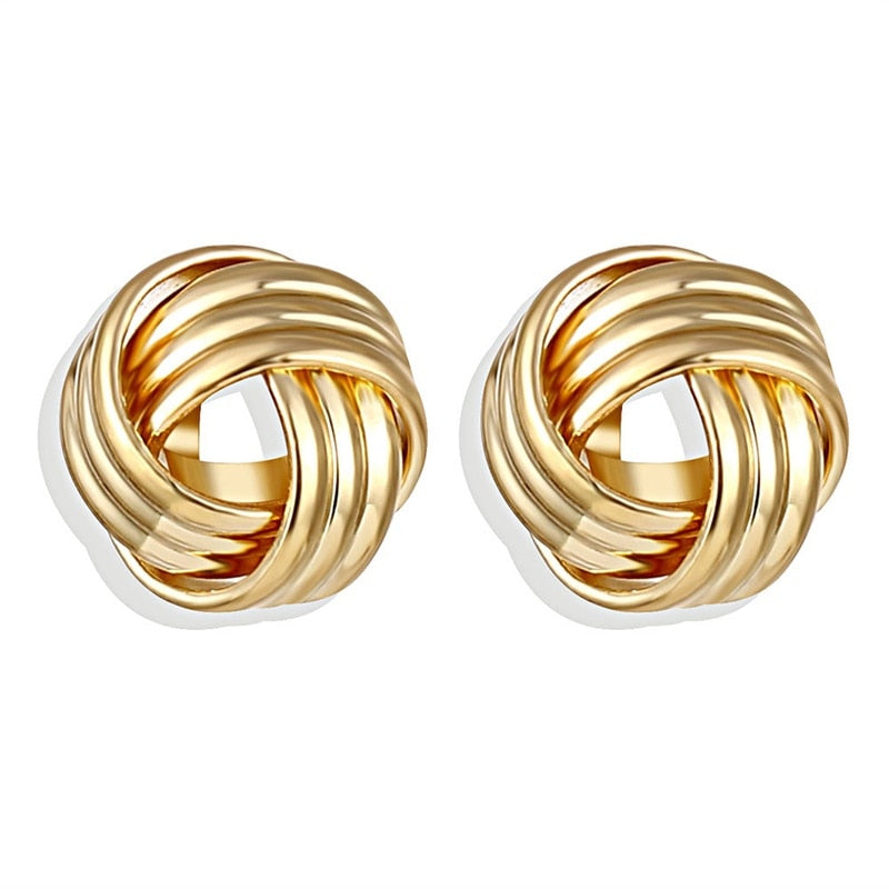 IPARAM 2021 New Big Circle Round Hoop Earrings for Women&#39;s Fashion Statement Golden Punk Charm Earrings Party Jewelry