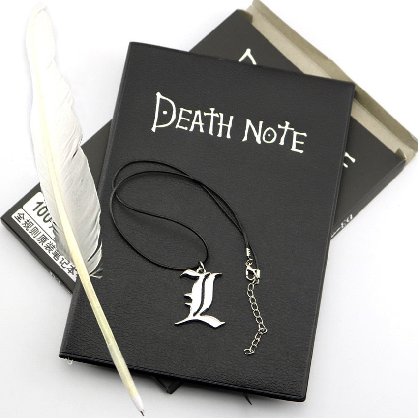 Anime Death Note Notebook Set Leather Journal Collectable Death Note Notebook School Large Anime Theme Writing Journal