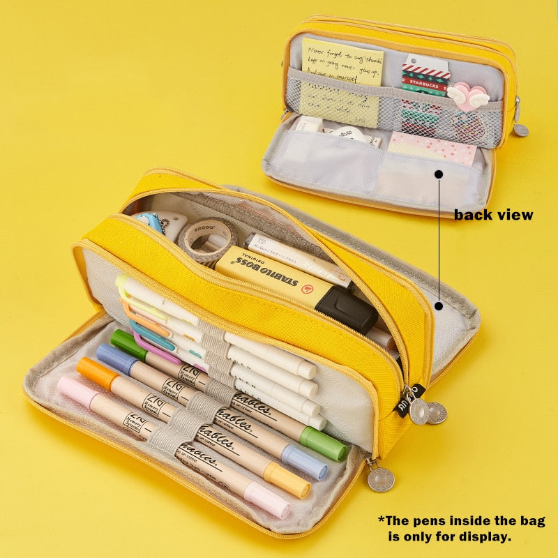 Creative Pencil Case Cute Boy Girl Kawaii Pencil Cases Storage Kids Pen Bag Large Big Stationery Box School Students Supplies