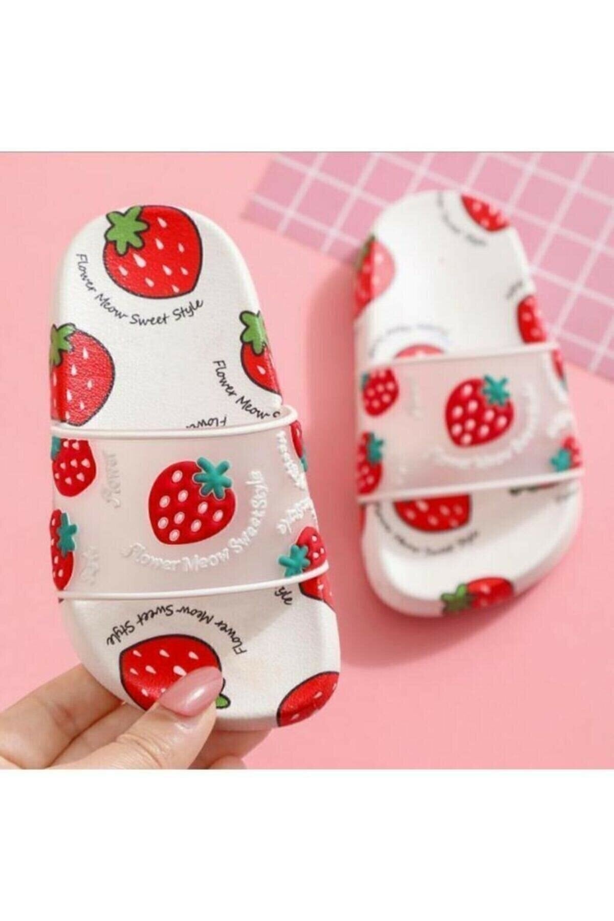 Bold Boutique Children's Strawberry Patterned Sandals
