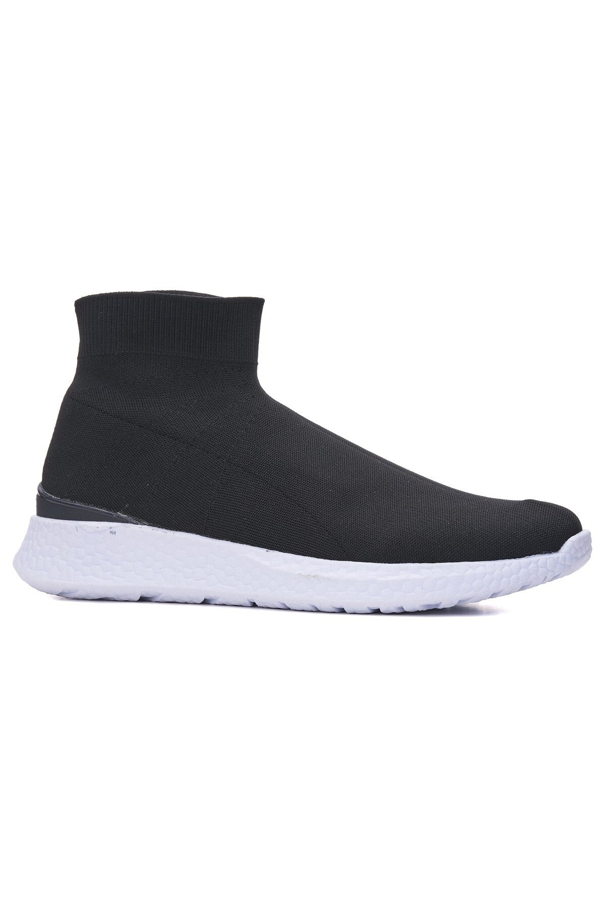 Daily Men's black and white sneaker stretch socks in the form of comfortable flexible lace-free knitwear sneakers 177-m
