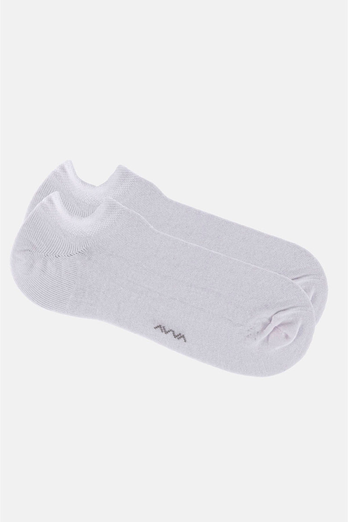 Men's white sneaker socks E008553