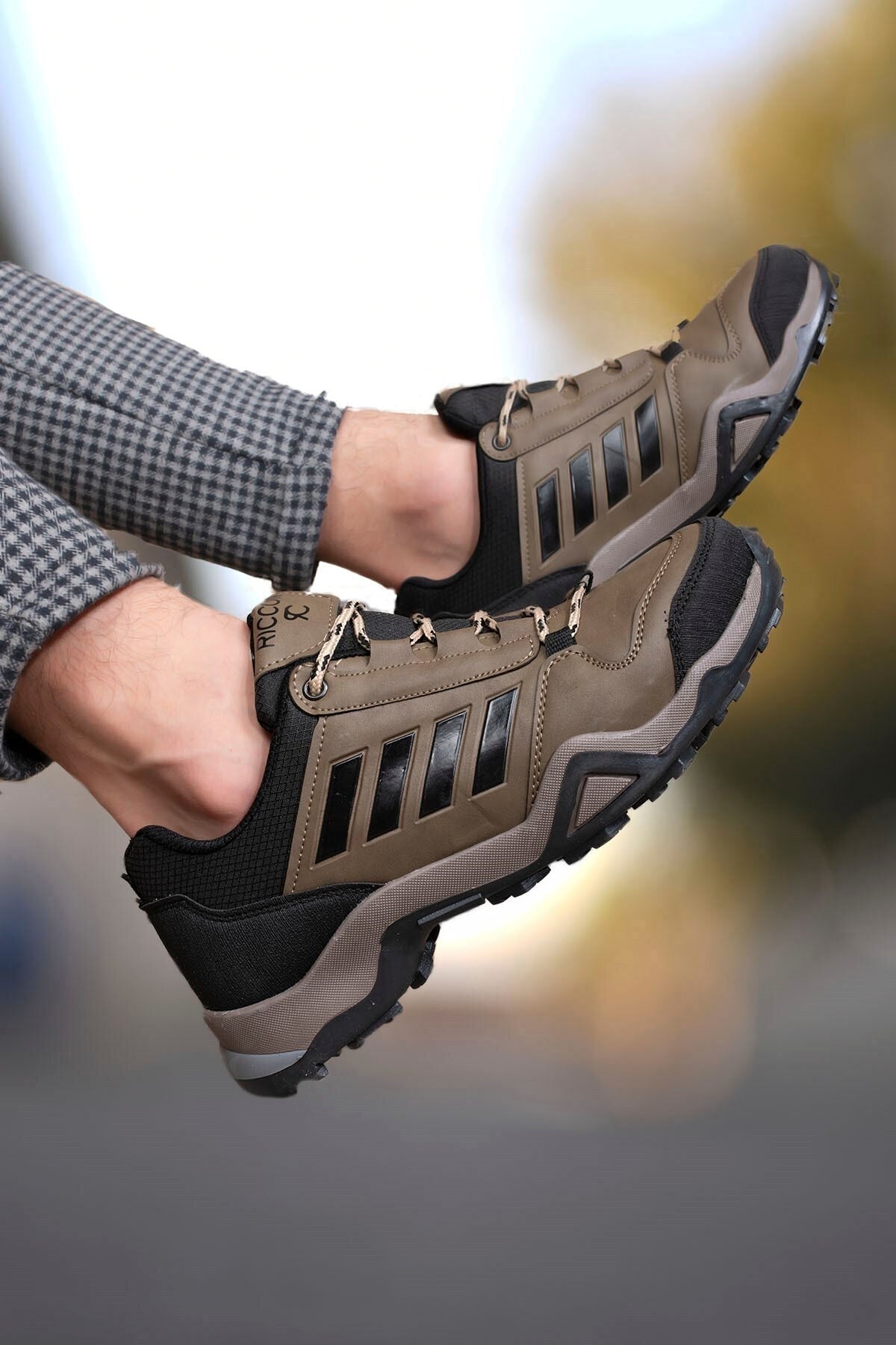 Vizon Black Men's trekking shoes 0012189