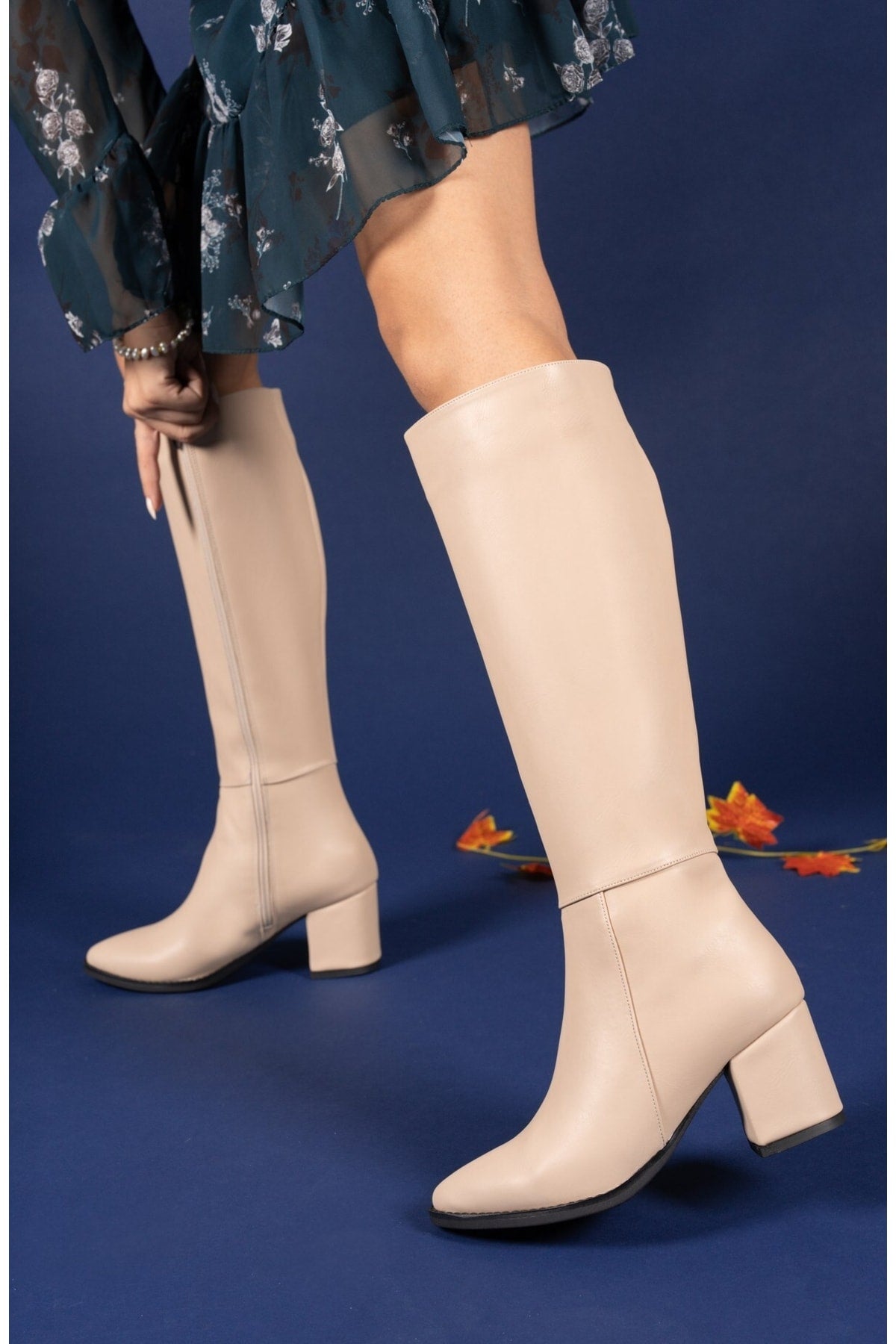 Nude Skin Woman Boots 0012816S