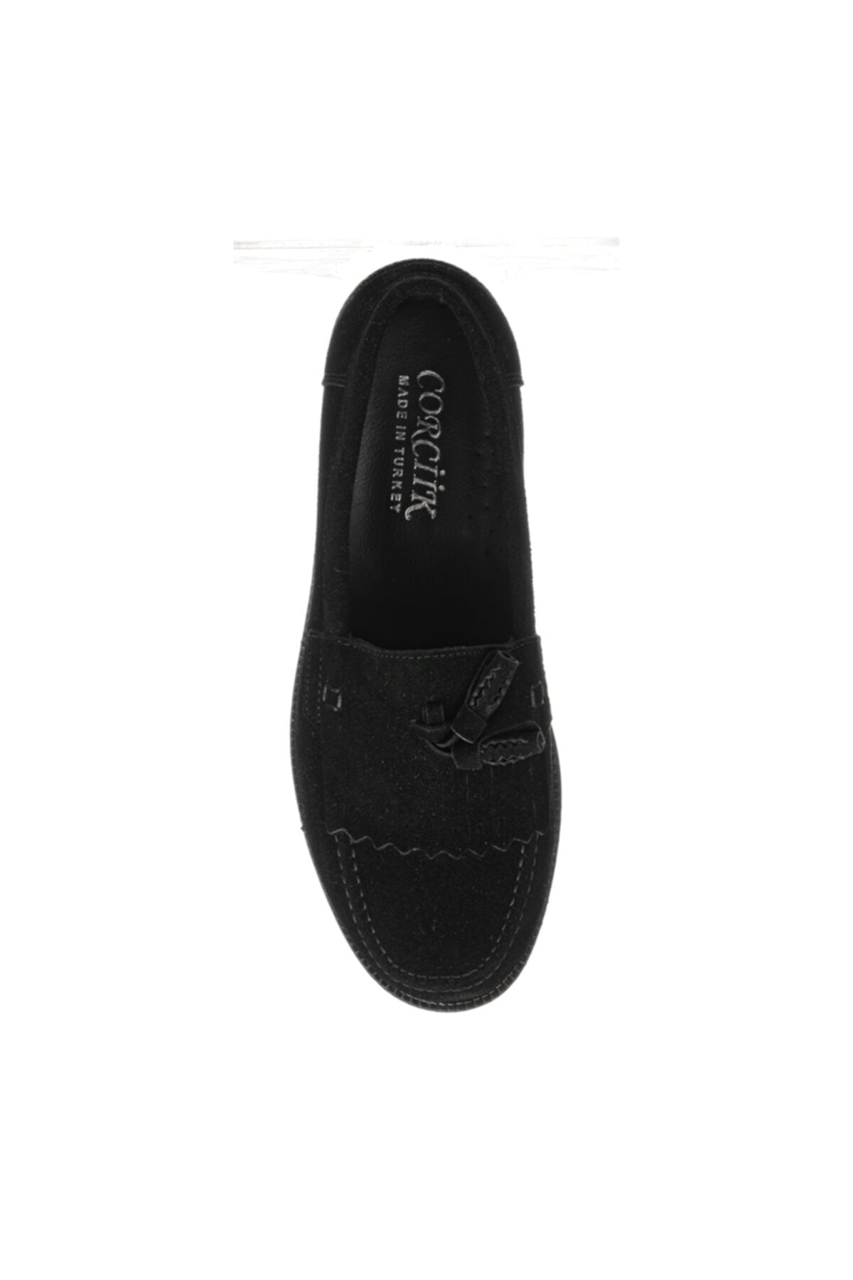 Men's Black Classic Daily Shoes Loafer Süet