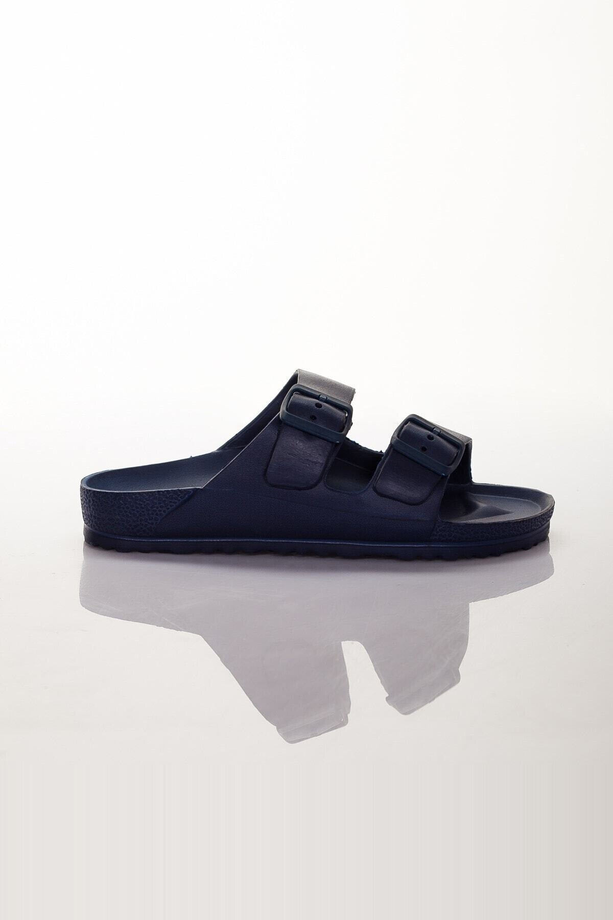 Men's Navy Blue Slippers