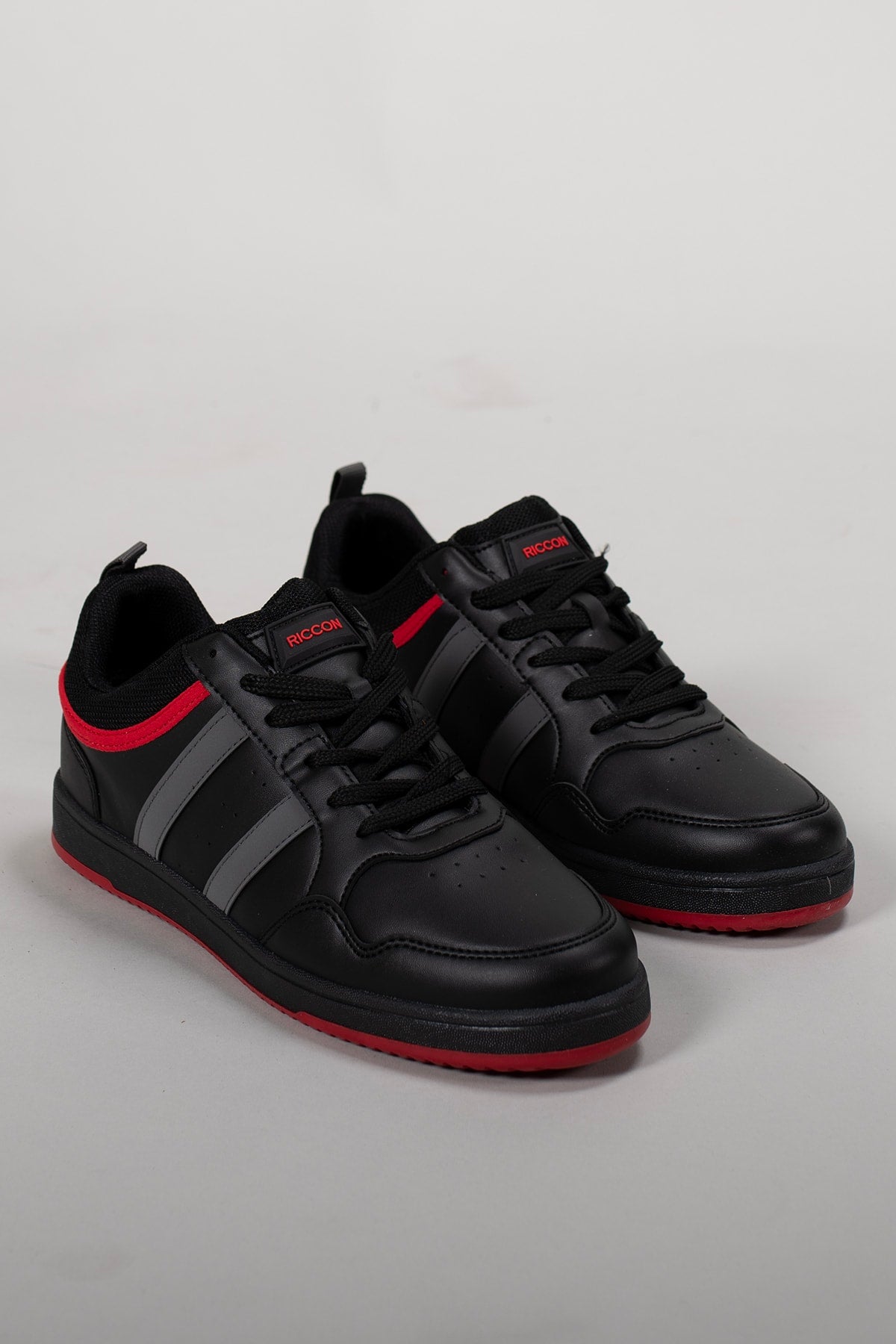 Men's Sneaker 00122022 Black Red