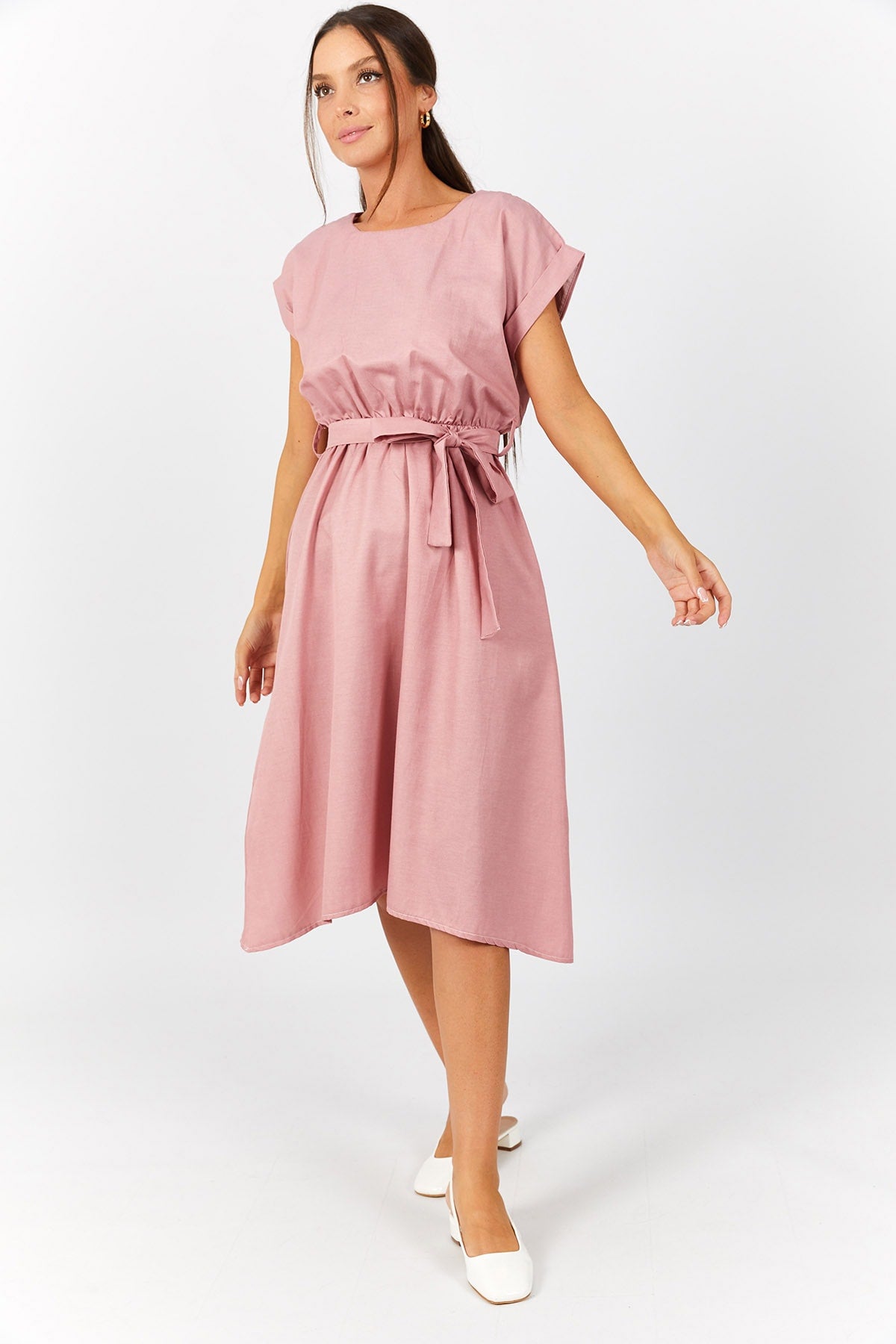 WOMEN'S ROSE DRY WALL WALL TIPTED DRESS ARM-221139