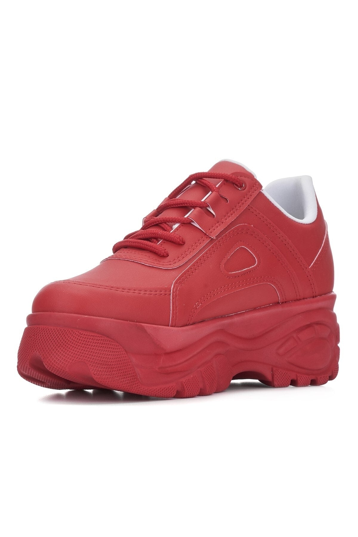 DAILY WOMEN RED SPORTS SHOES HIGH SPEED 6 CM CASHING LIGHT SMEaker 001