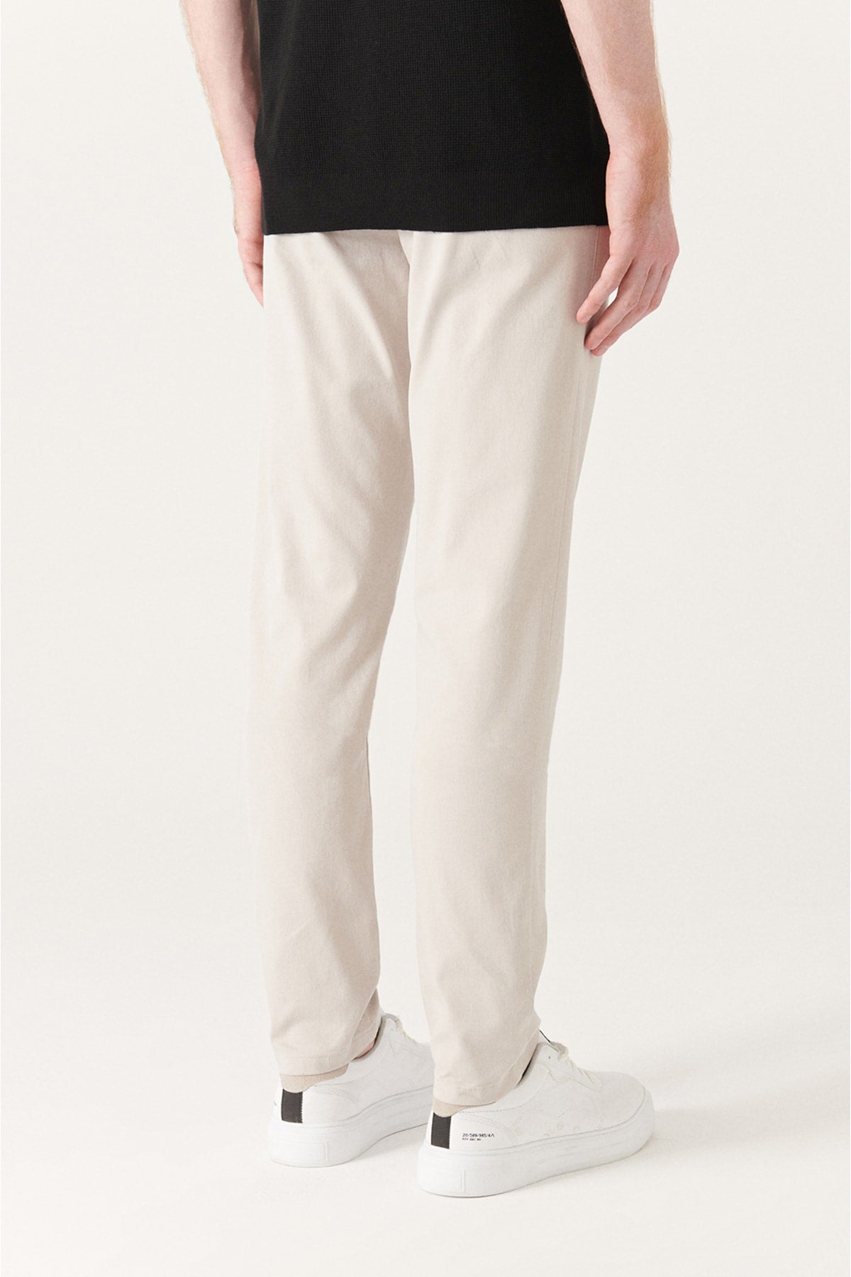 Erkek Taş Yandan Cepli Comfort Slim Fit Kanvas Pantolon E003008