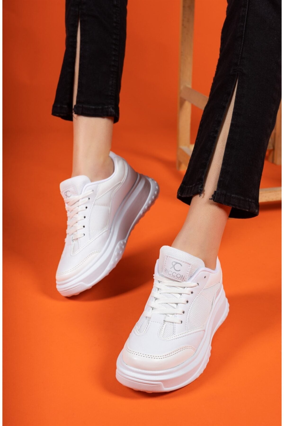 Beyaz Kadın Sneaker 0012153