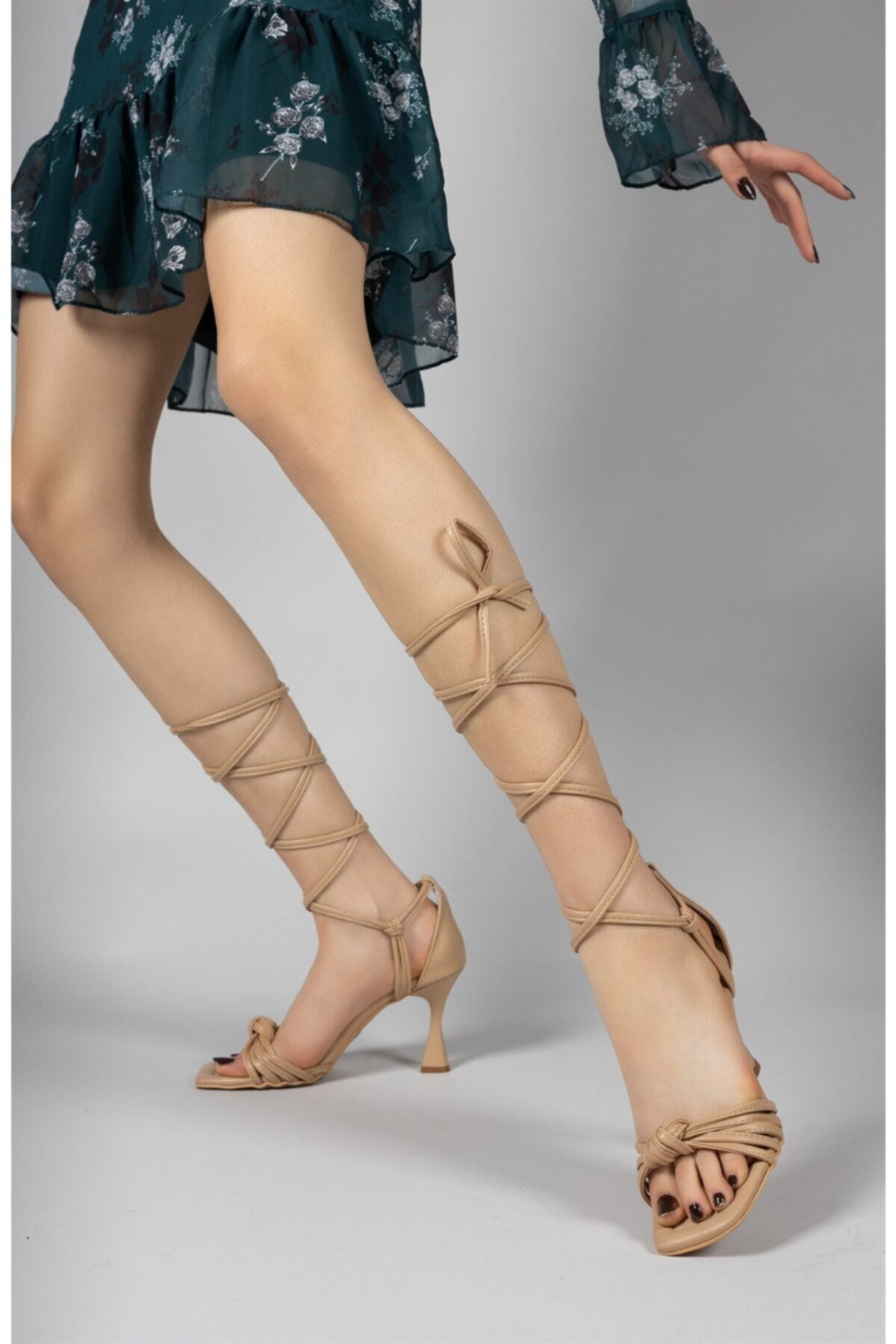 Nude Skin Women Heels Shoes 0012364
