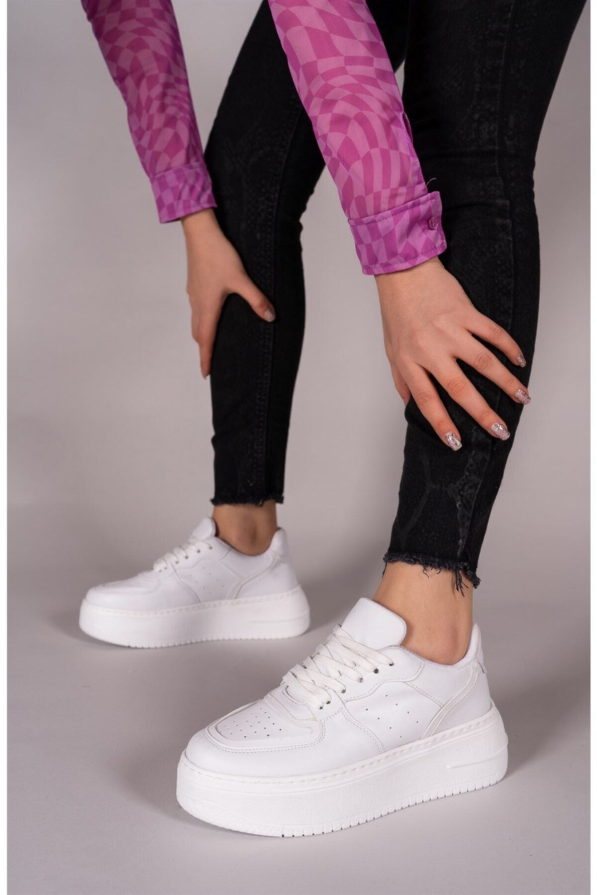 White White Women Sneaker 0012255