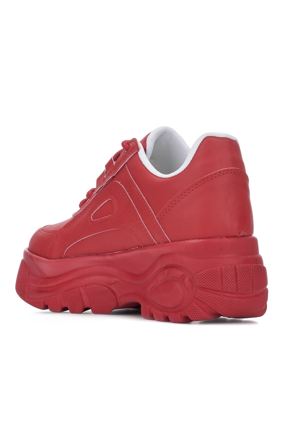 DAILY WOMEN RED SPORTS SHOES HIGH SPEED 6 CM CASHING LIGHT SMEaker 001