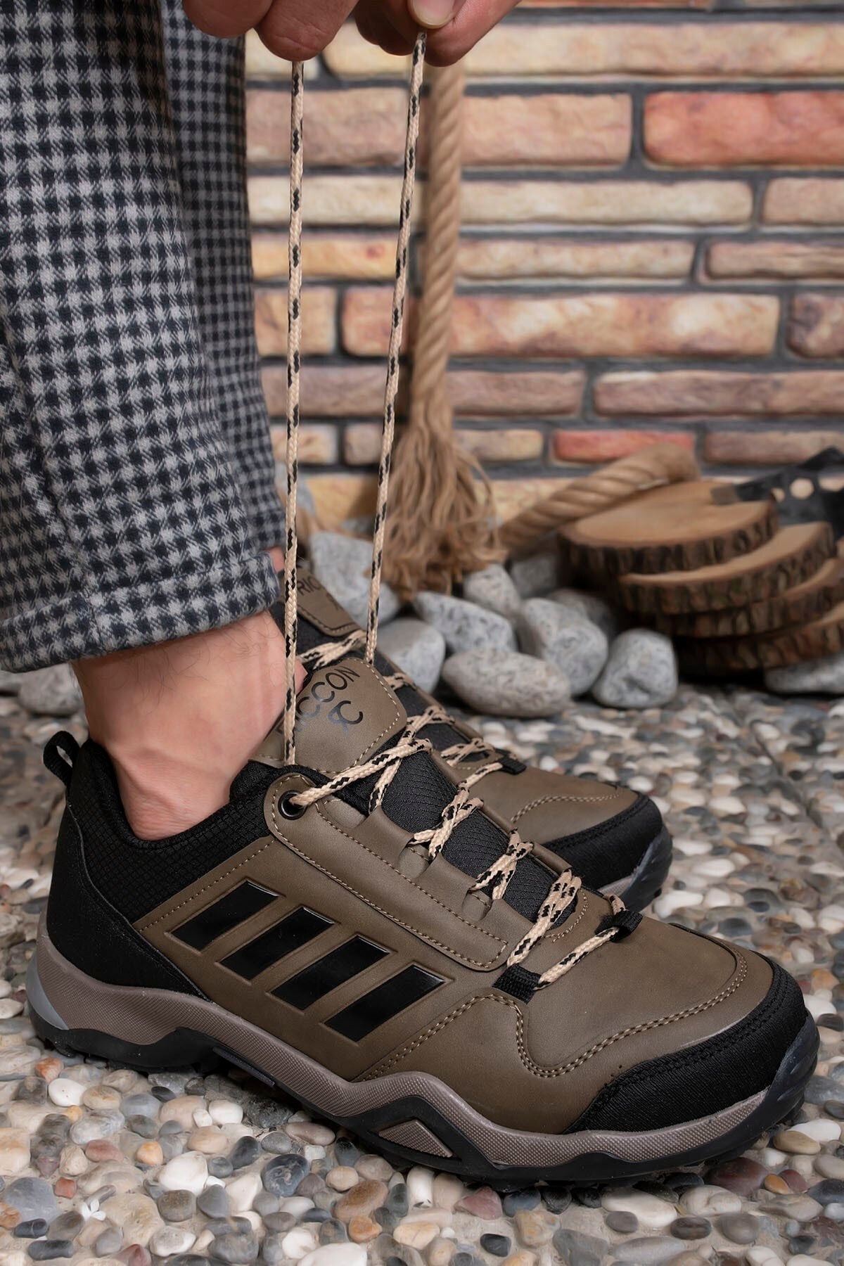 Vizon Black Men's trekking shoes 0012189