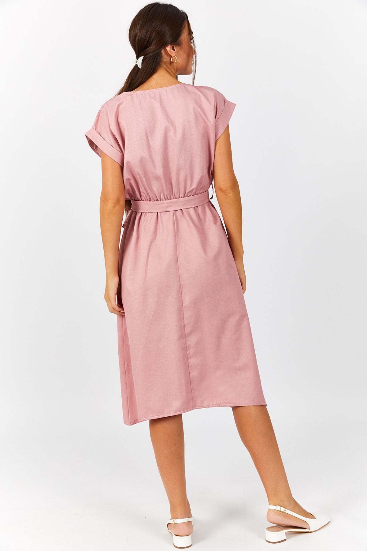 WOMEN'S ROSE DRY WALL WALL TIPTED DRESS ARM-221139