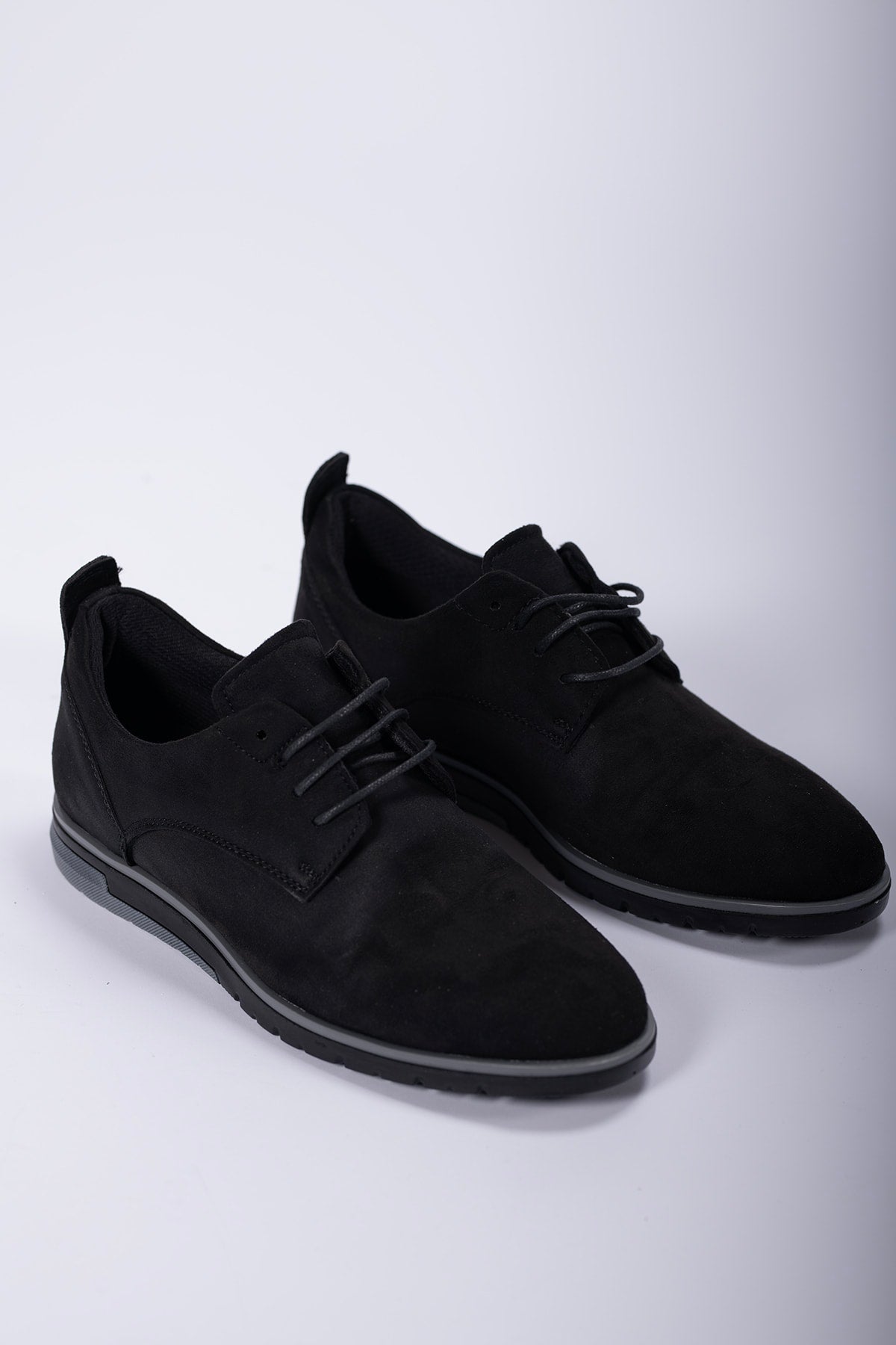 Men's Casual Shoes 0012206 Suede Black Black