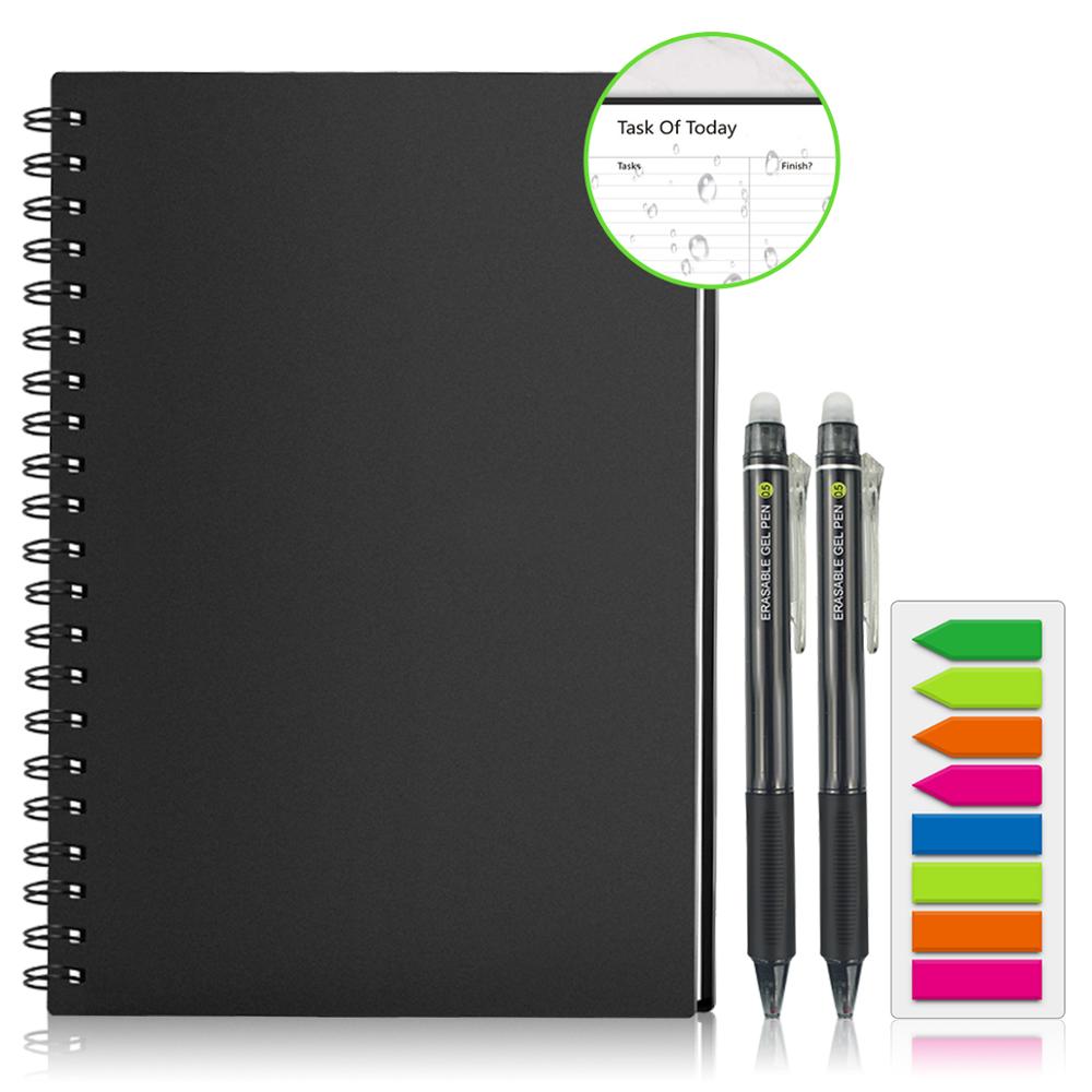 smart reusable erasable notebook Spiral A4 Notebook Paper Notepad Pocketbook Diary Journal Office School Drawing Gift NEW