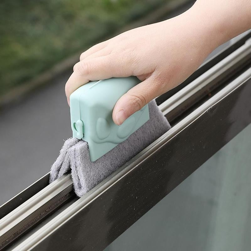 2022 Creative Window Groove Cleaning Cloth Window Cleaning Brush Windows Slot Cleaner Brush Clean Window Slot Clean Tool