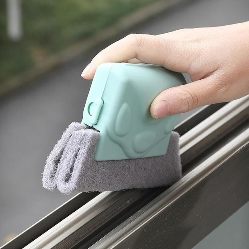2022 Creative Window Groove Cleaning Cloth Window Cleaning Brush Windows Slot Cleaner Brush Clean Window Slot Clean Tool