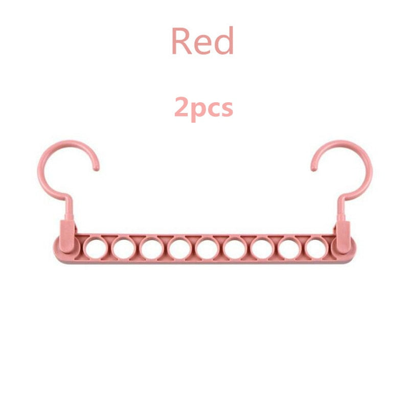 1/2pcs Magic Multi-port Support hangers for Clothes Drying Rack Multifunction Plastic Clothes rack drying hanger Storage Hangers